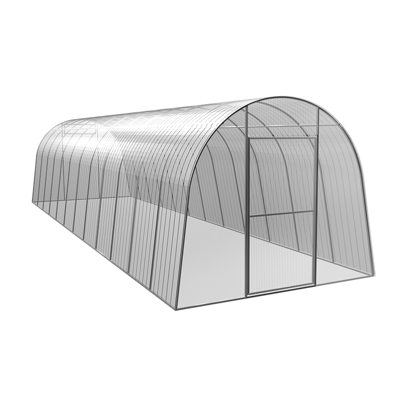 Теплица Сибирская Мини 8x2 м, с УФ-защитой, каркас 25x25 мм, оцинков.