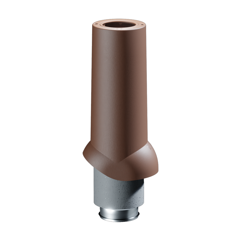 Труба вентвыхода Premium ИЗЛ-125/700 Docke RAL8017 Светло-коричневый изолированная