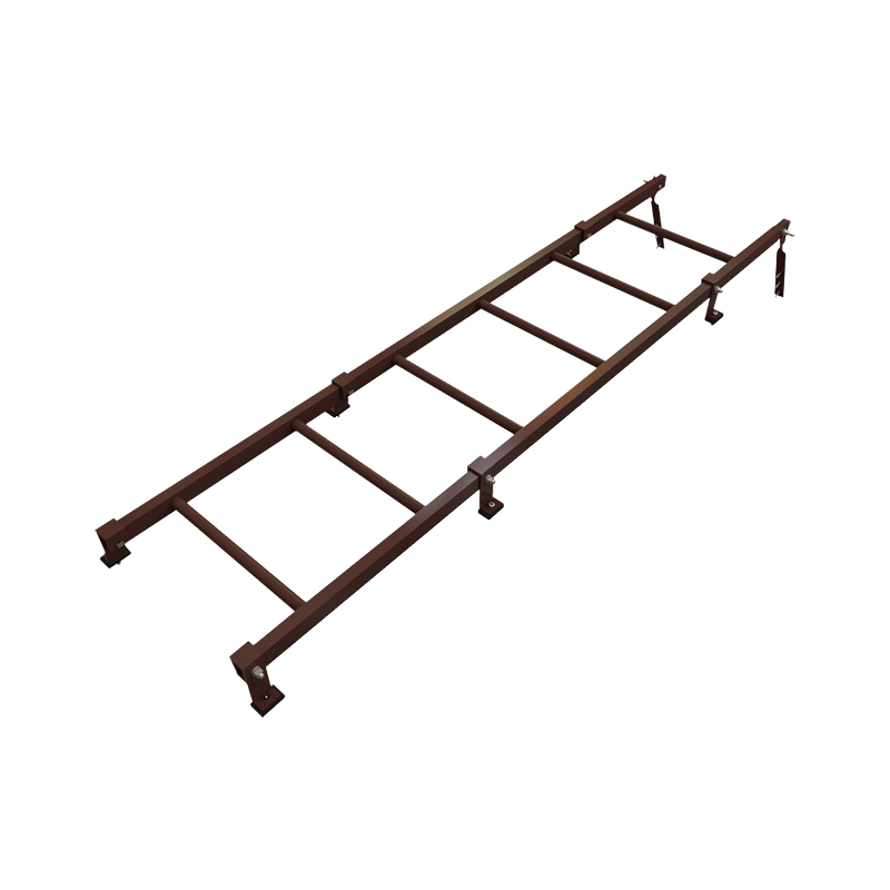 Кровельная лестница Русь оцинков., RAL8017 2100 мм, комплект