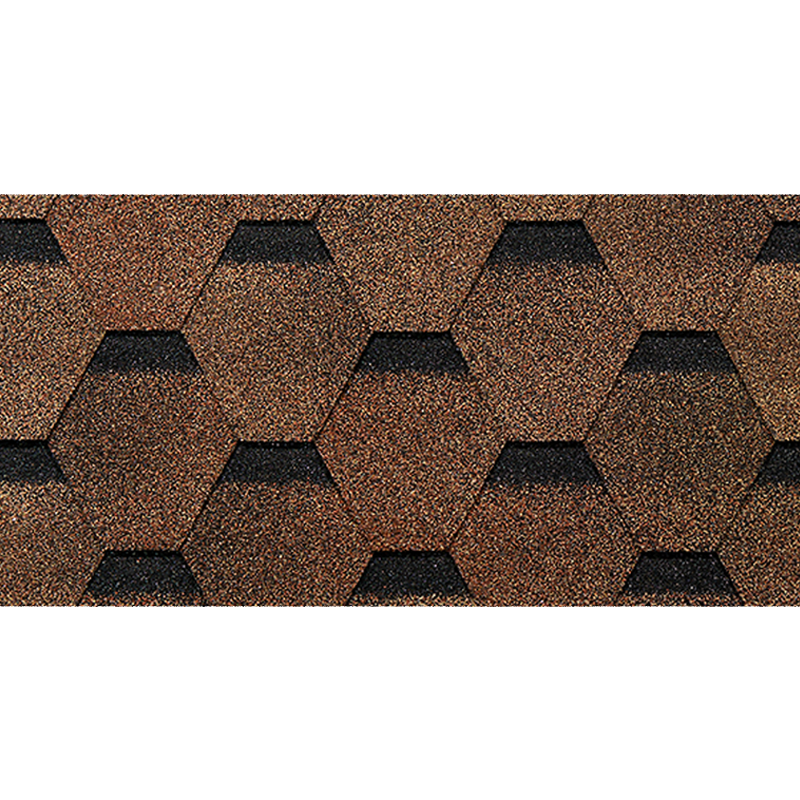 Гибкая черепица Docke PIE EURASIA Шестигранник Светло-коричневый 3 м² в Санкт-Петербурге дешево 